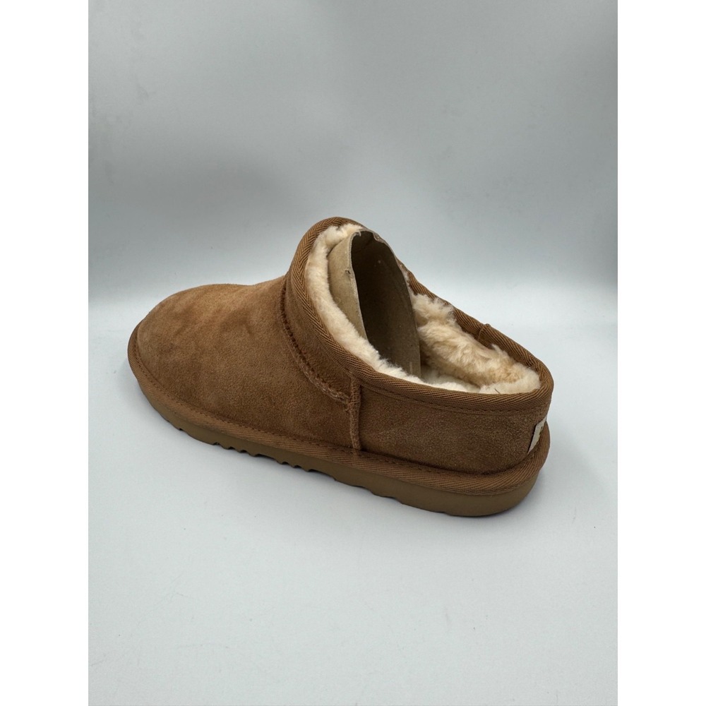 NWOT UGG Classic‎ Slipper Men's 5 Chestnut Suede- Amputee Single Left Shoe - Picture 5 of 9
